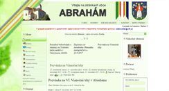Desktop Screenshot of abraham.sk